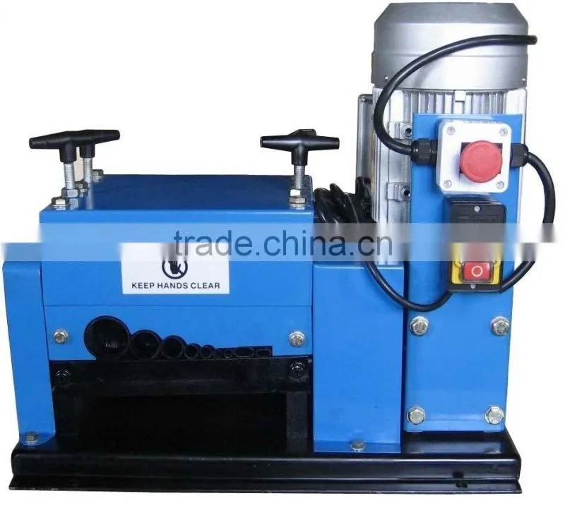 China manufacturer famous copper wire stripping machine cable scrap peeling machine