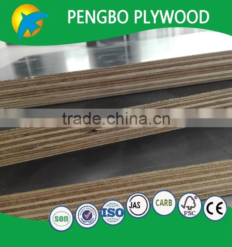 18mm 21mm full eucalyptus main material hardwood core film faced shuttering plywood