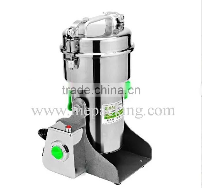 High quality!400g stainless steel medicine grinder mill household food grinder