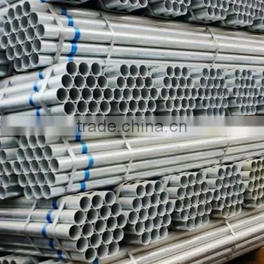 ASTM A53 Pre galvanized welded 2 1/2 inch 6000mm steel pipe