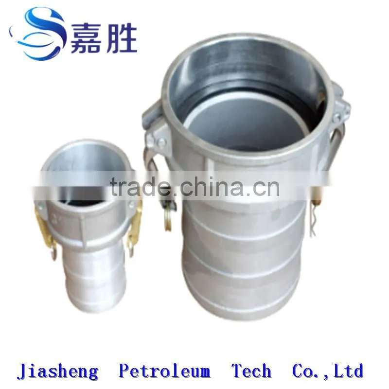 Aluminum Camlock Quick Coupling Type C Female Coupler x Hose Shank
