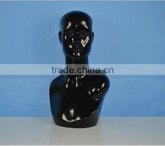 Cheap Trendy Female Creactive Necklace Long Shoulders Earrings Display Mannequin Bust YZHA-04