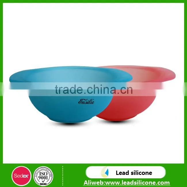 Non-toxic long time using silicone baby feeding bowl