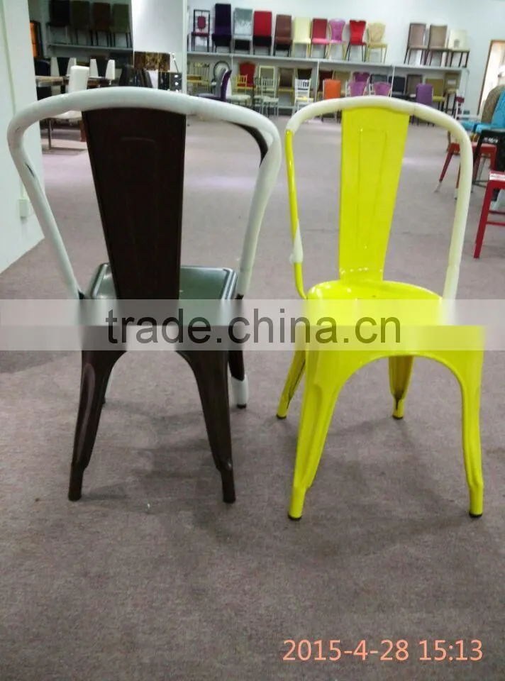 Vintage Industrial Chair iron chair with garden furniture