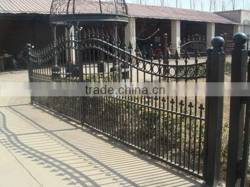 antique decorative garden cast iron gate design