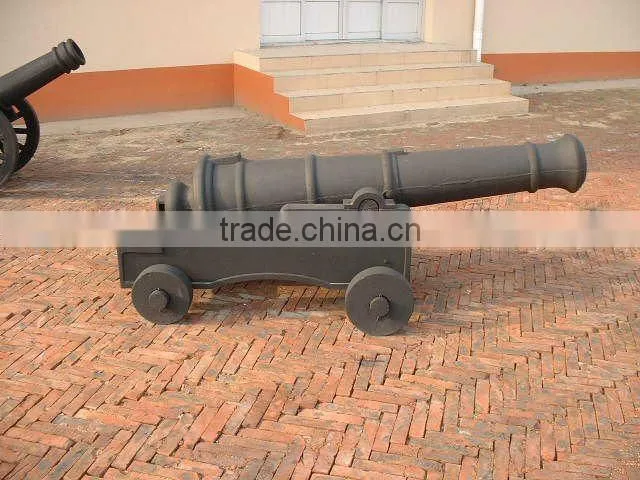 antique model cast iron cannon