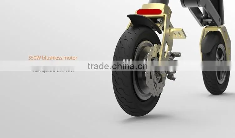 2016 best design portable folding mini electric bicycle motor