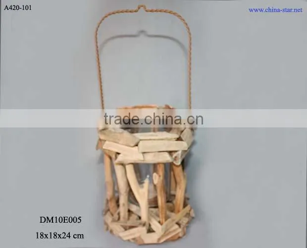 drift wooden lantern