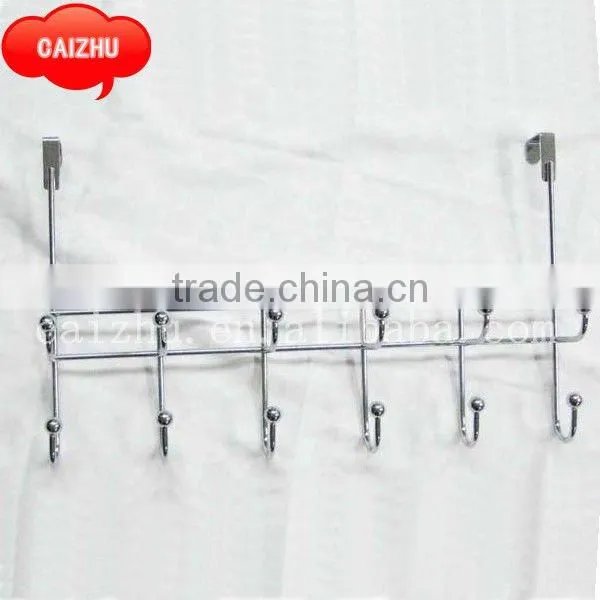 OVER THE DOOR 10 HOOK RACK, Hook Coat Rack, Closet Door Rack