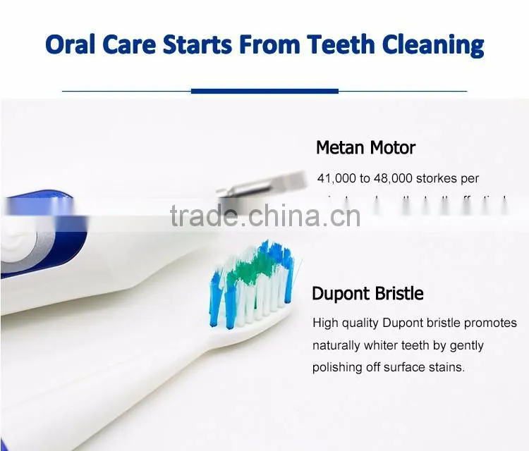 High Quality Rechargeable Sonic Electric Toothbrush With UV Sanitizer