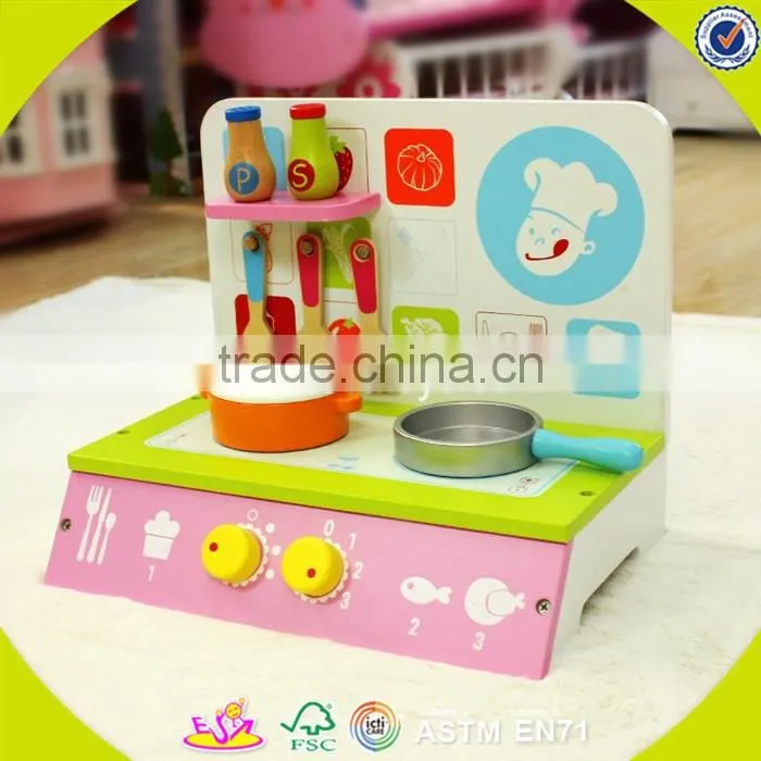 wholesale baby wooden kitchen toy,creative baby wooden kitchen sets toy,kids role play wooden kitchen toy for fun W10C151