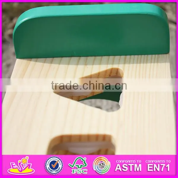 2016 new design baby toy wooden pounding bench W11G026