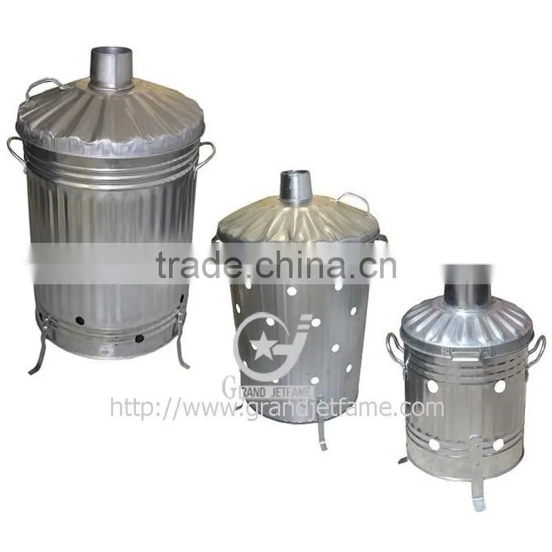 Garden galvanized 15L small waste incinerator