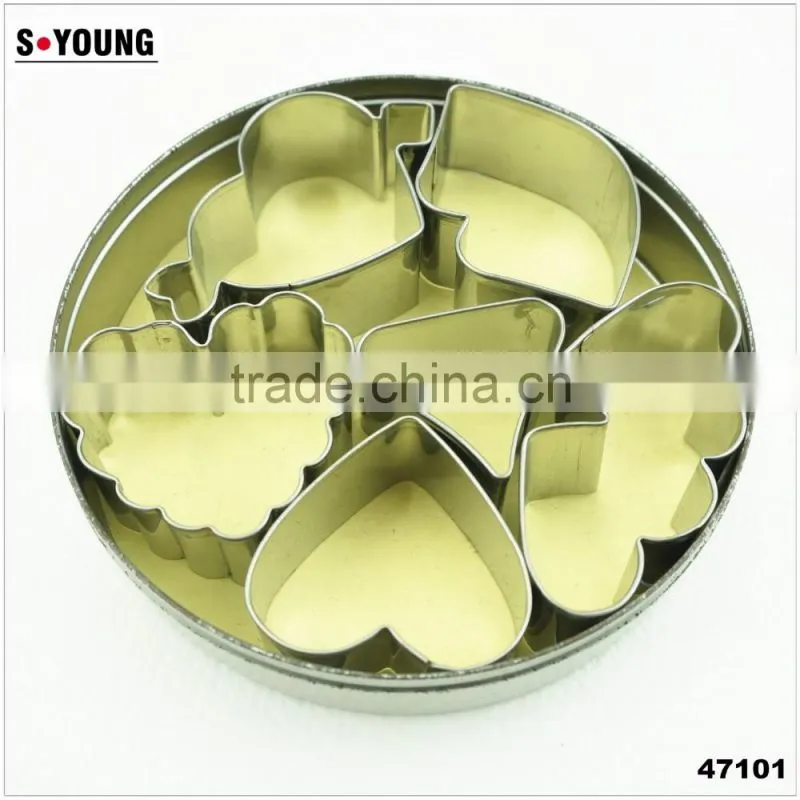 47101 6pcs Cake cookie cutter ,fondant cake decorating tools
