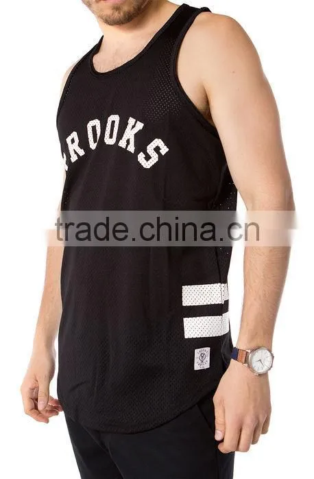 Wholesale Plain Gym stringer men's tank top In Bulk 2015