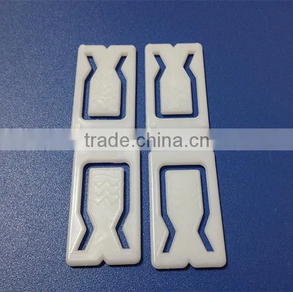 High Quality Square Transparent Plastic Shirt Clip Factory