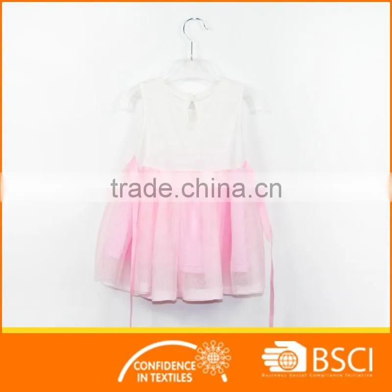 flower photo print fairy dress baby girl dresses