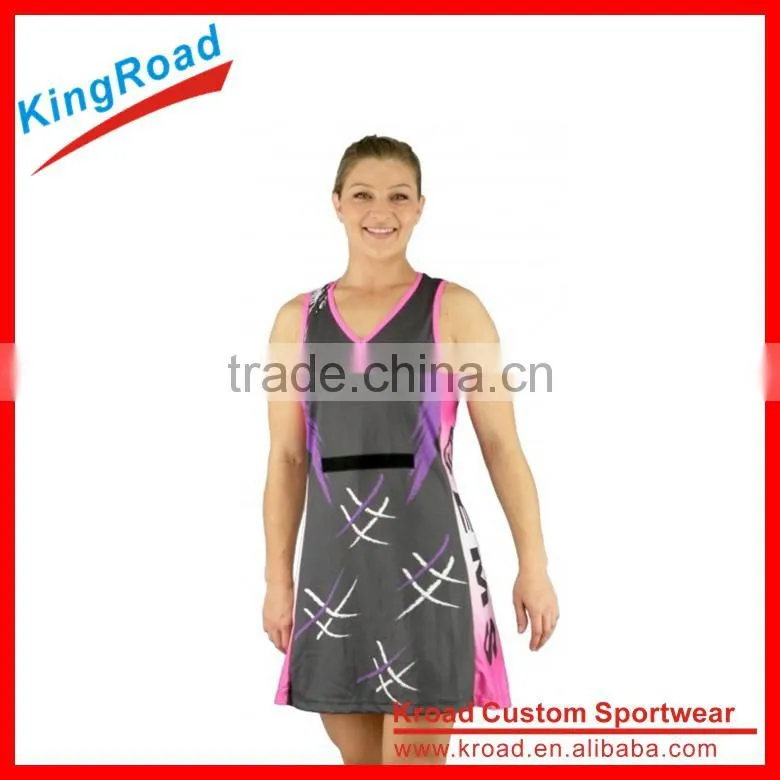 Popular sublimation netball jerseys