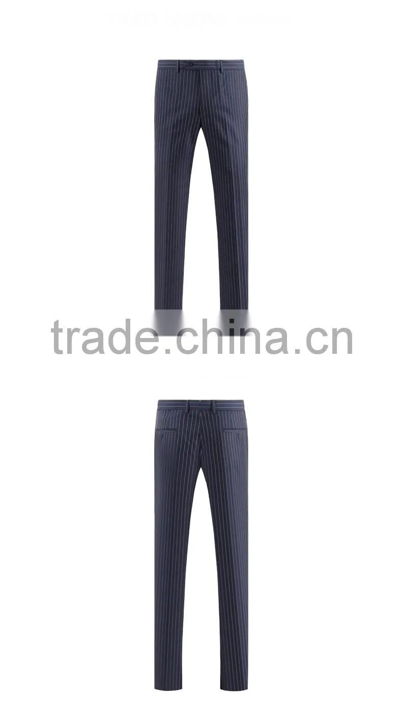 Custom Design New Style Men Suit And Low Price Stripped Arrow Lapel 2 Button Formal Suits