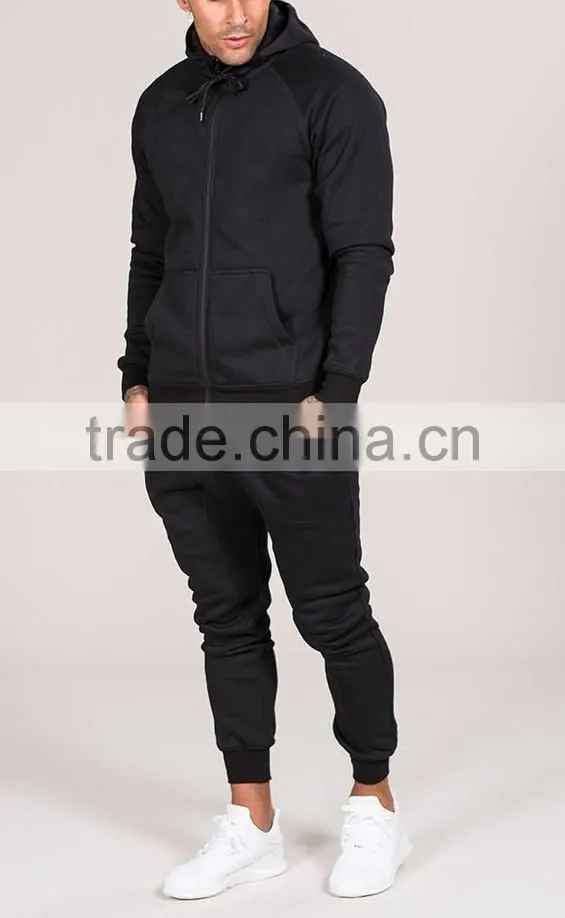 jogging suit and sports tracksuit for men plain cotton tracksuit