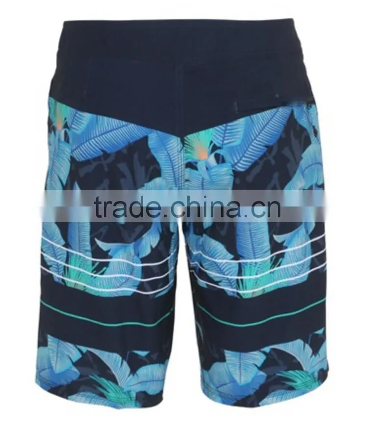 2017custom latest style mens swim shorts fabric beach shorts for sale
