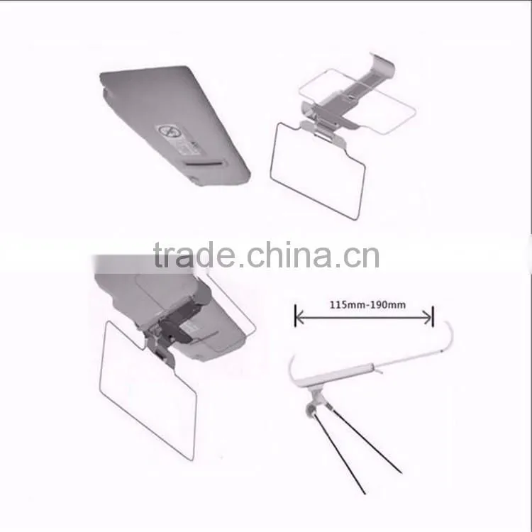 New Products 2017 HD Car Anti-Glare Dazzling Sun Visors for Cars, Driving Car Sun Shade