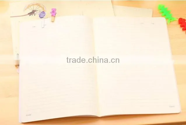 2015 new style paper notebook /schoool diary notebook customization