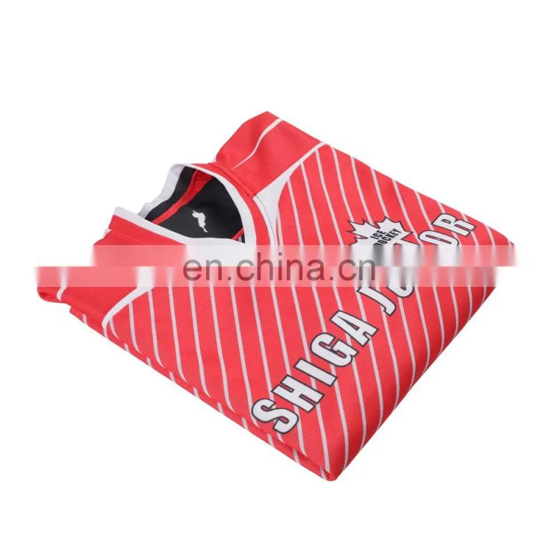 100% polyester reversible custom ice hockey tops