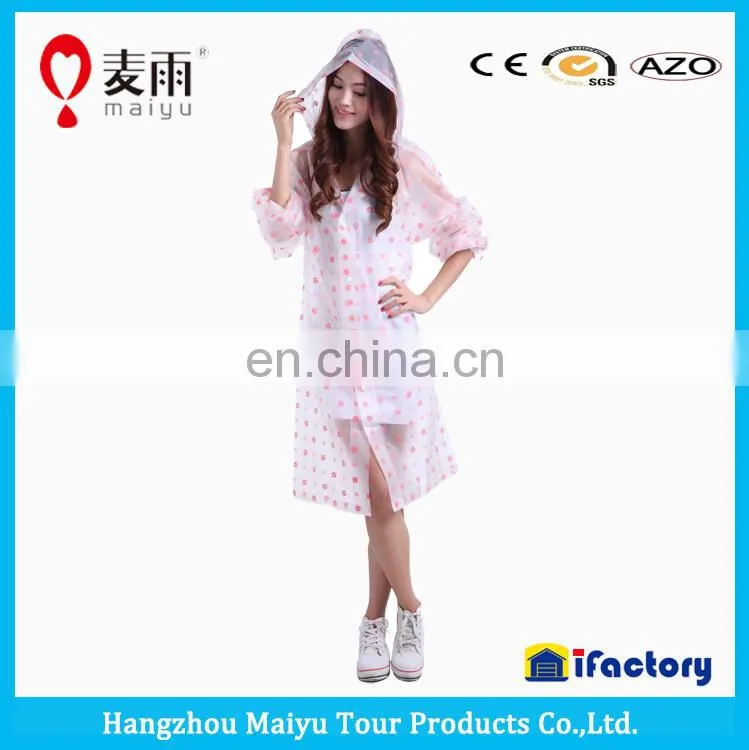2015 fashion raincoat adult long raincoat long rain coat