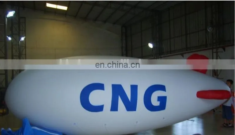 inflatable airship,big orange inflatable blimp,inflatable helium airship for promotion