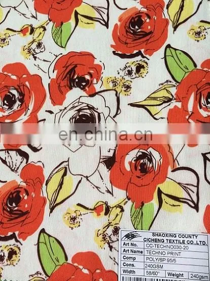 Onway textile lady dress shirts double sided jacquard the air layer jacquard digital printed