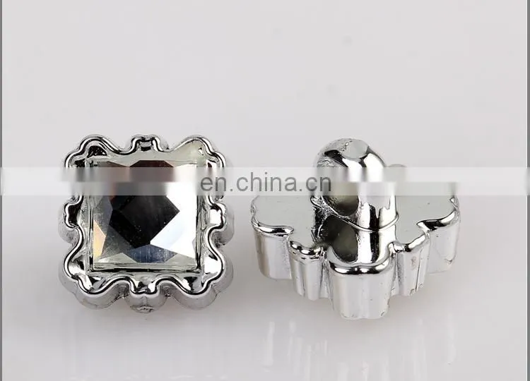 Fancy Clear Uv Plating Resin Shirt Button BA60343