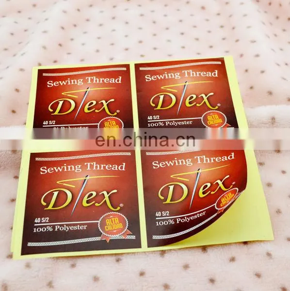 shining adhesive kraft paper label