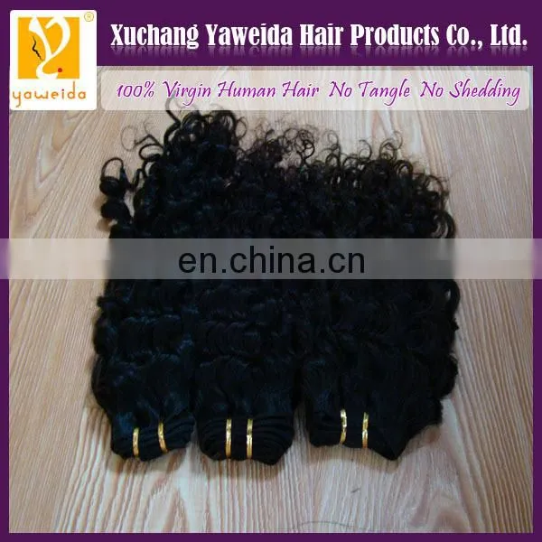 2014 fashion style kinky curl hair extension 100% virgin raw unprocesse virgin indian hair weaving