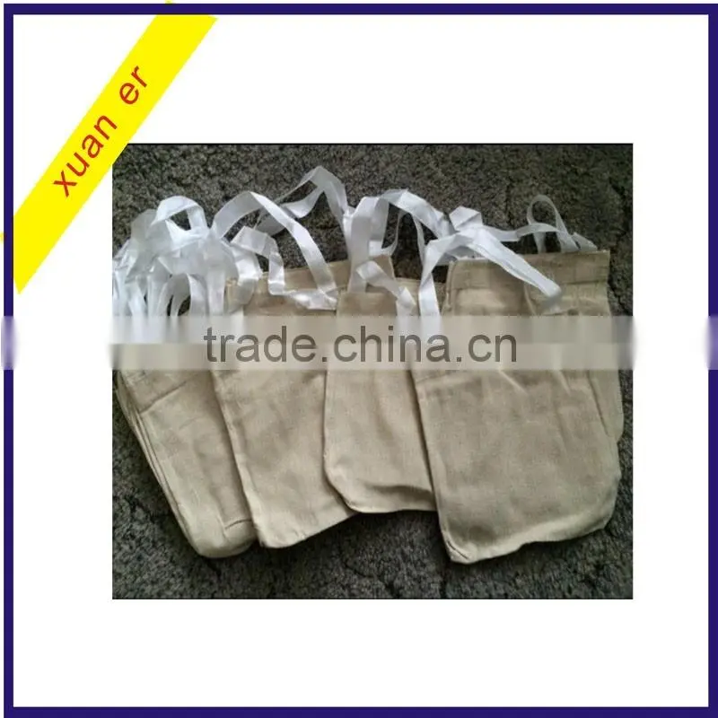 2015 Top selling products 8"x8" reusable natural color canvas bag for wholesale