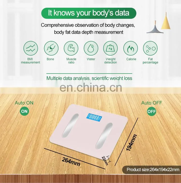 Weight Body Fat Scale Digital Smart Personal Electronic Weighing Scales
