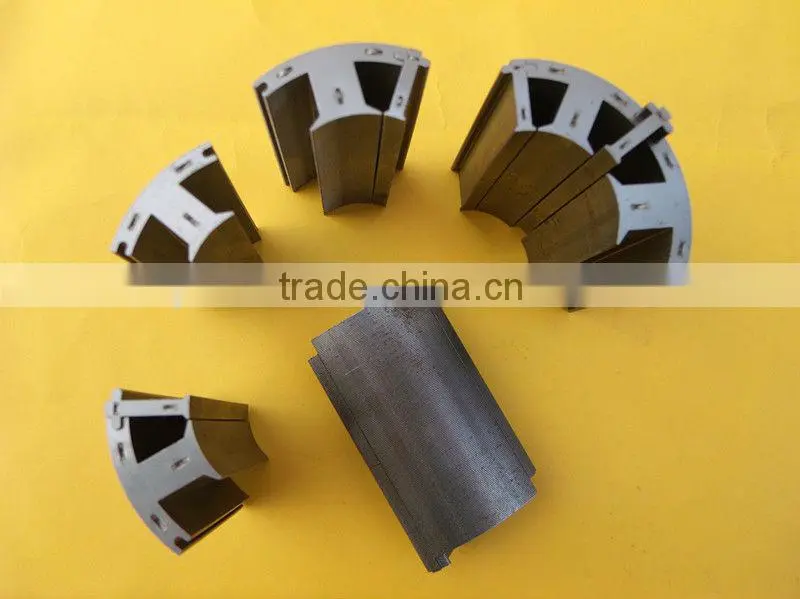 the most saving material way for stator rotor core manufacture