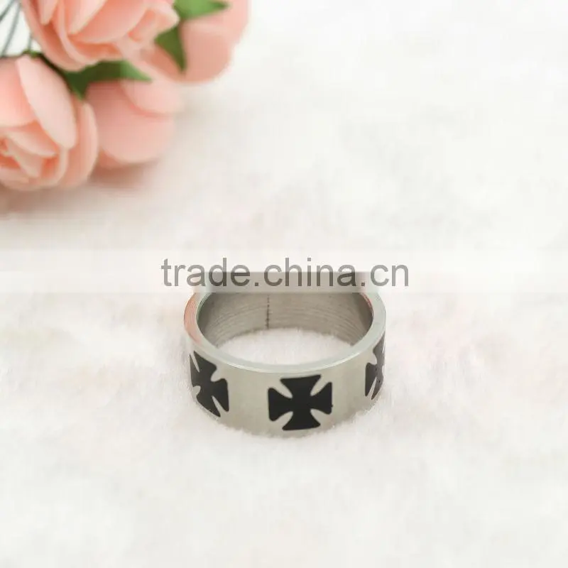 Religous Cross Stainless Steel Ring
