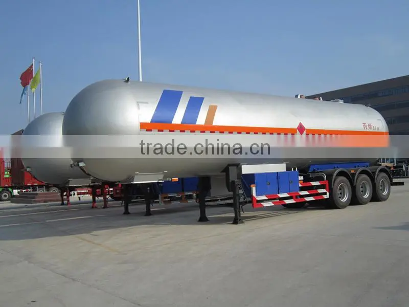 57cbm LPG gas trailer