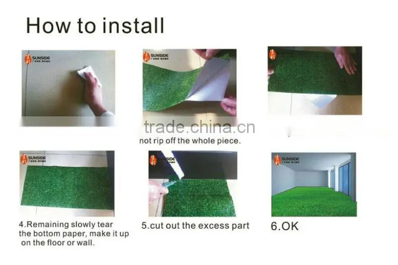 Hot sale advertising anti-slip floor sticker, floor decal printing D-0122