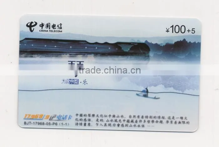 China Manufacturer Clear Transparent Card