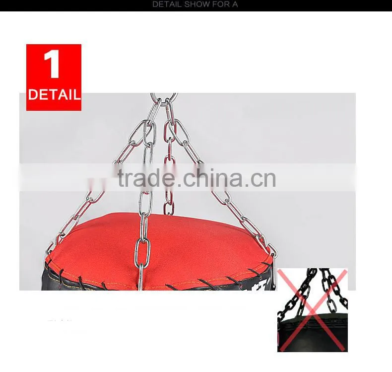 Empty Canvas boxing bag punching sand bag