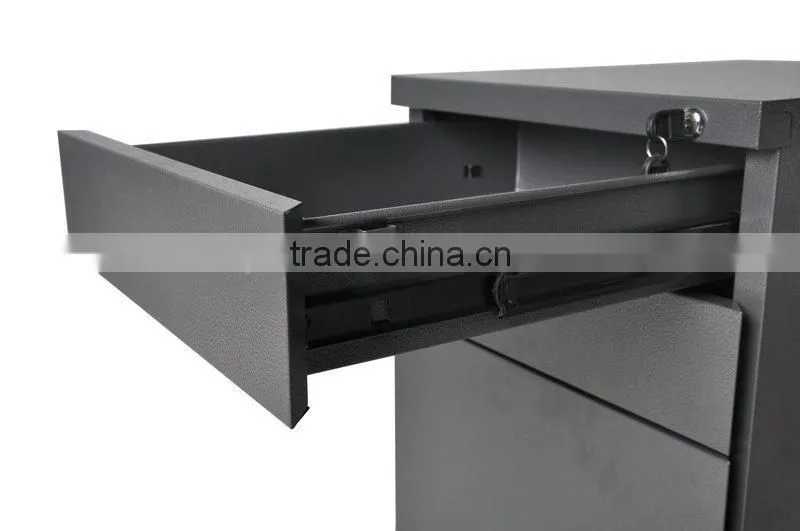 Luoyang Factory 3 compartments Steel Mobile Cabinets,3 compartments Steel Pedestal Cabinets