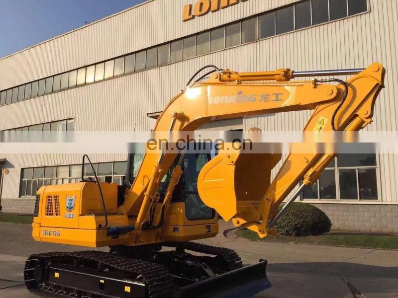 8 Ton Lonking Hydraulic Pump Crawler Excavator Digger Machine High Quality CDM6085E