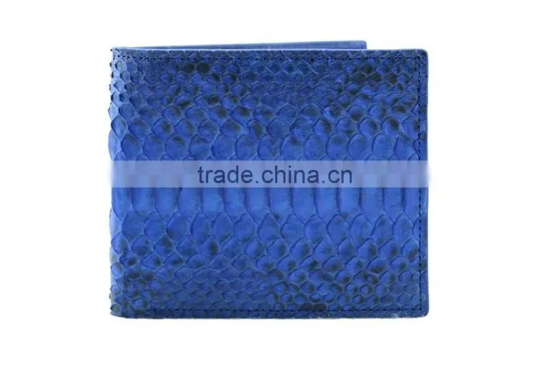 Custom Logo High Quality Genuine Real Python Snake Skin Leather Travel Card Holder Wallet