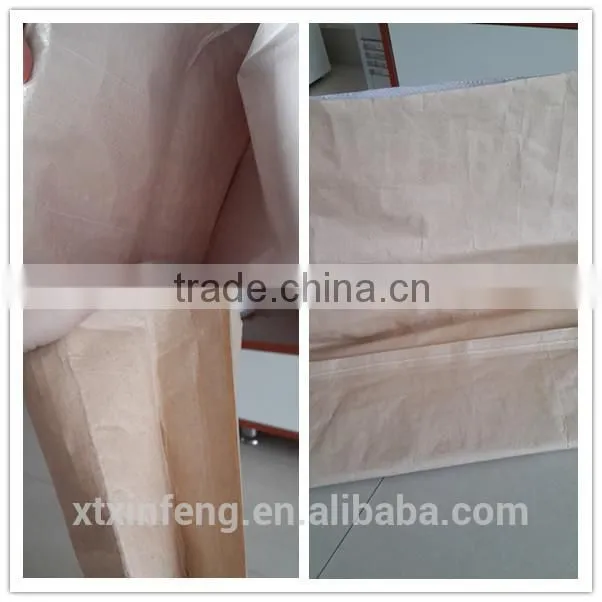 25kg kraft paper bag,paper trash bag,Paper bags with pe liner