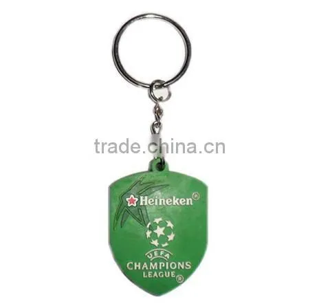 2015 promotion hotel keychain, soft PVC embossed logo key chain