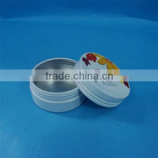 150ml packaging aluminum jar with hot printing