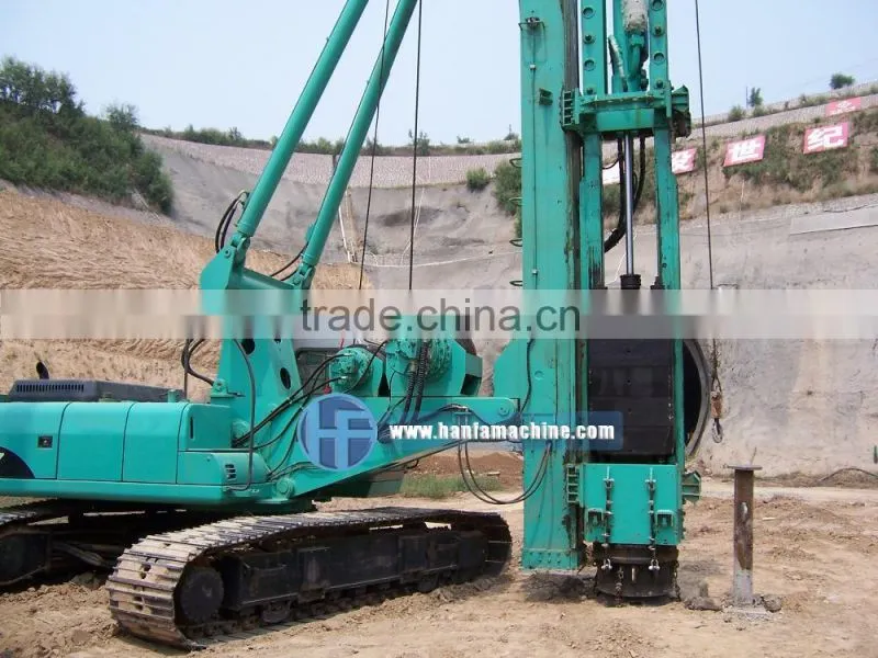 HF-YD7 full hydraulic hammer , concrete pile driver,hammer piling rig