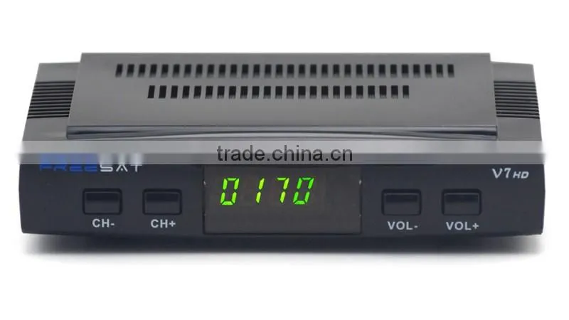 Stock Dvb-s2 1080p Full Hd Satellite Receiver Freesat V7 Hd hot selling For Europe/africa/southeast Asia